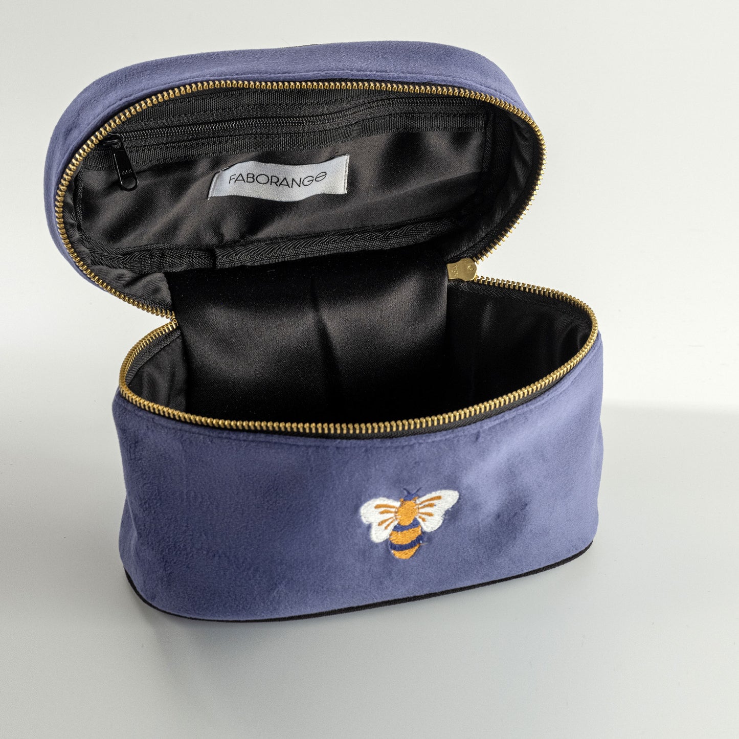Vanity Bag Honey Bee Large & Small Blue