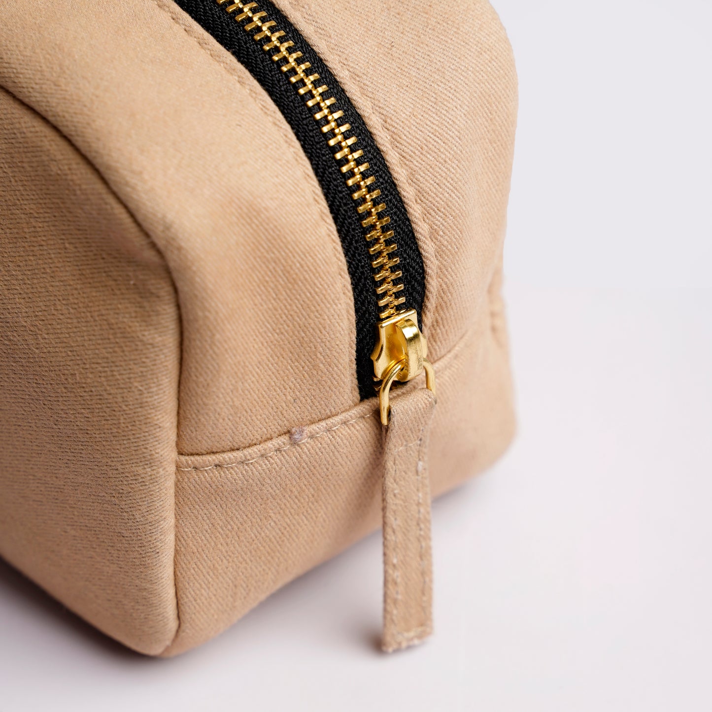 Cotton Travel Pouch Sand Dune