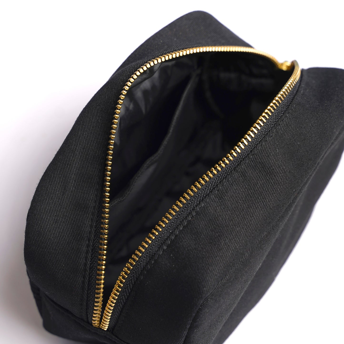 Cotton Travel Pouch Black Voyage