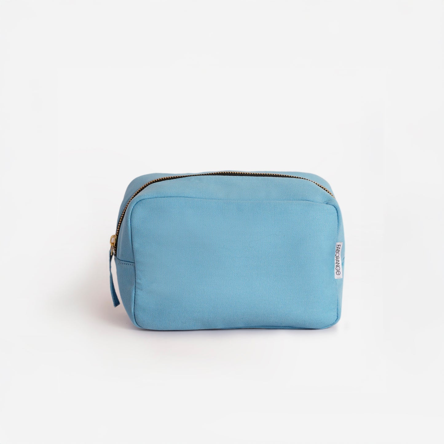Cotton Travel Pouch Blue Escape