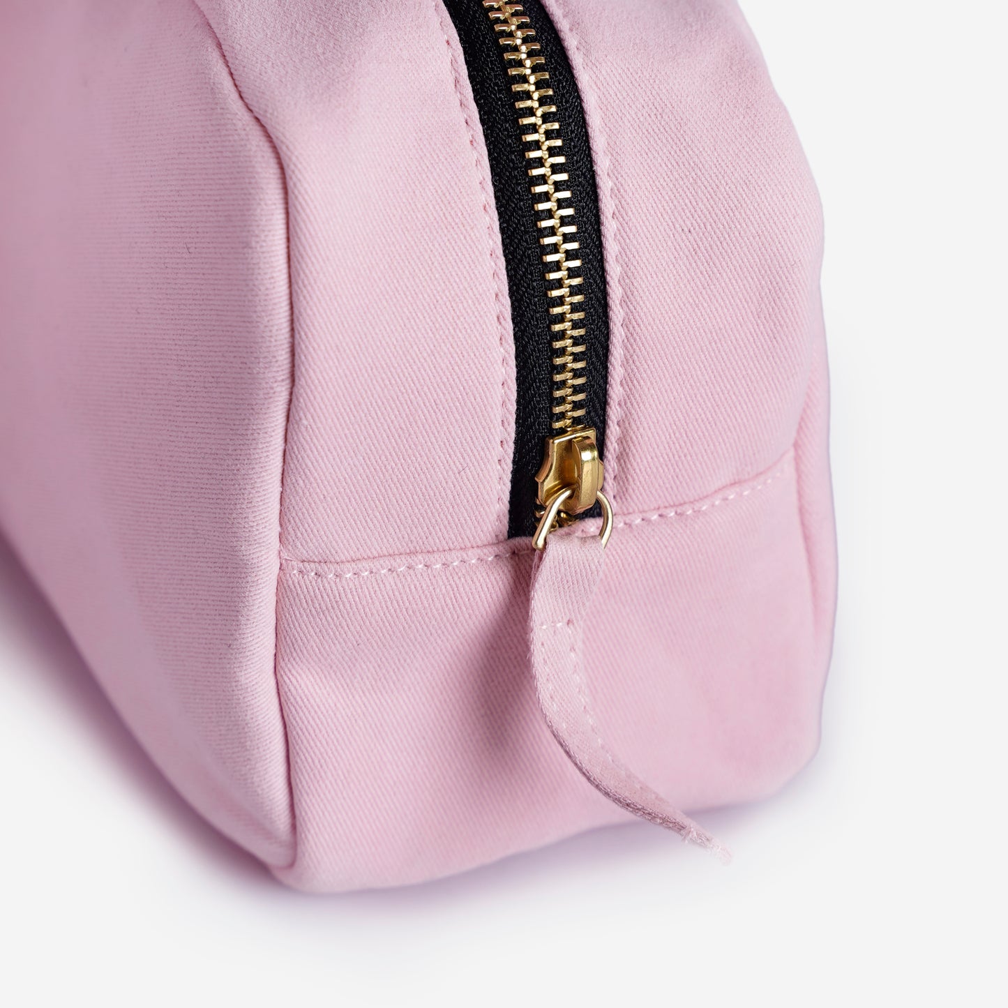Cotton Travel Pouch Large & Small Pink Bloom