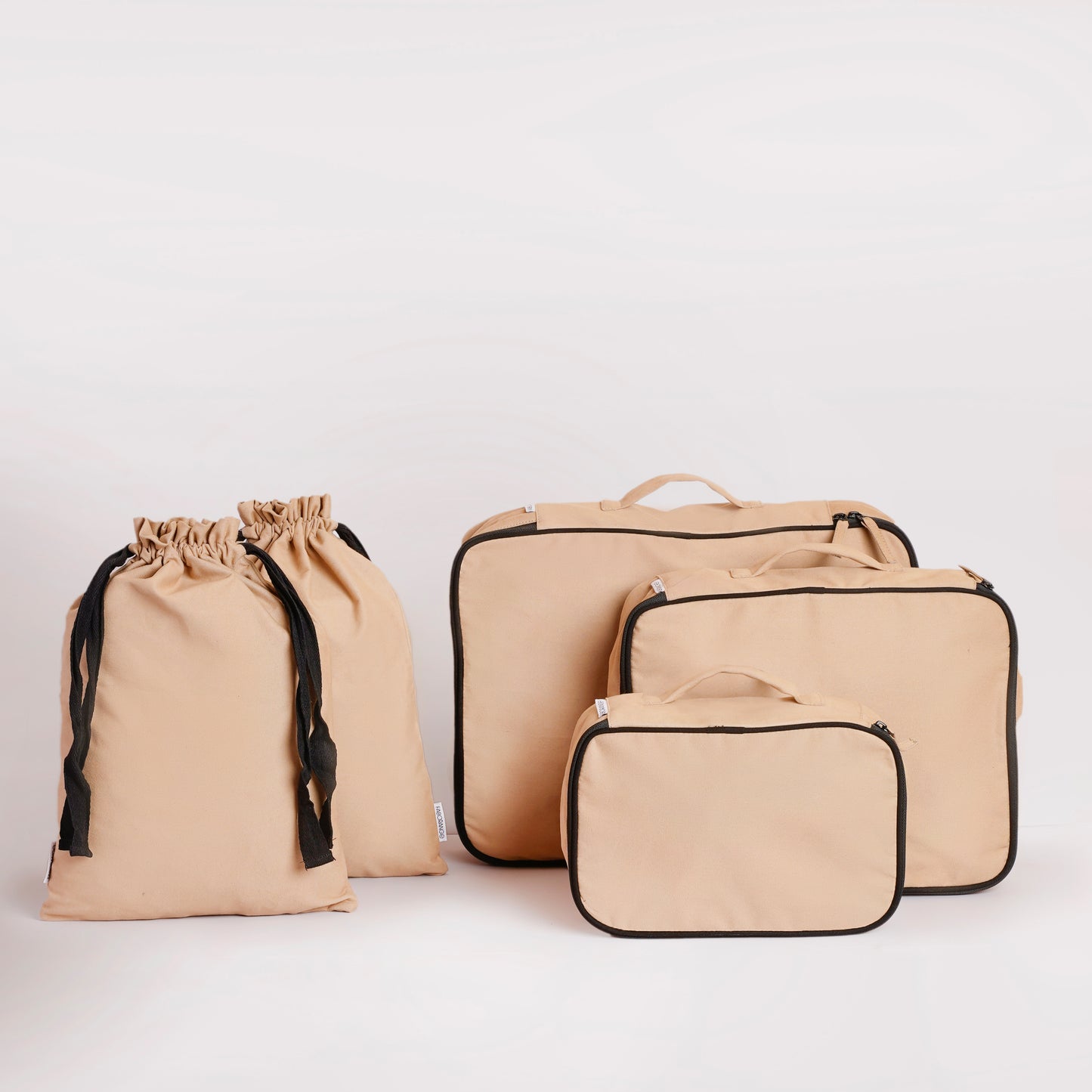 Core Cotton Travel Set-5 Pieces Sand Dune