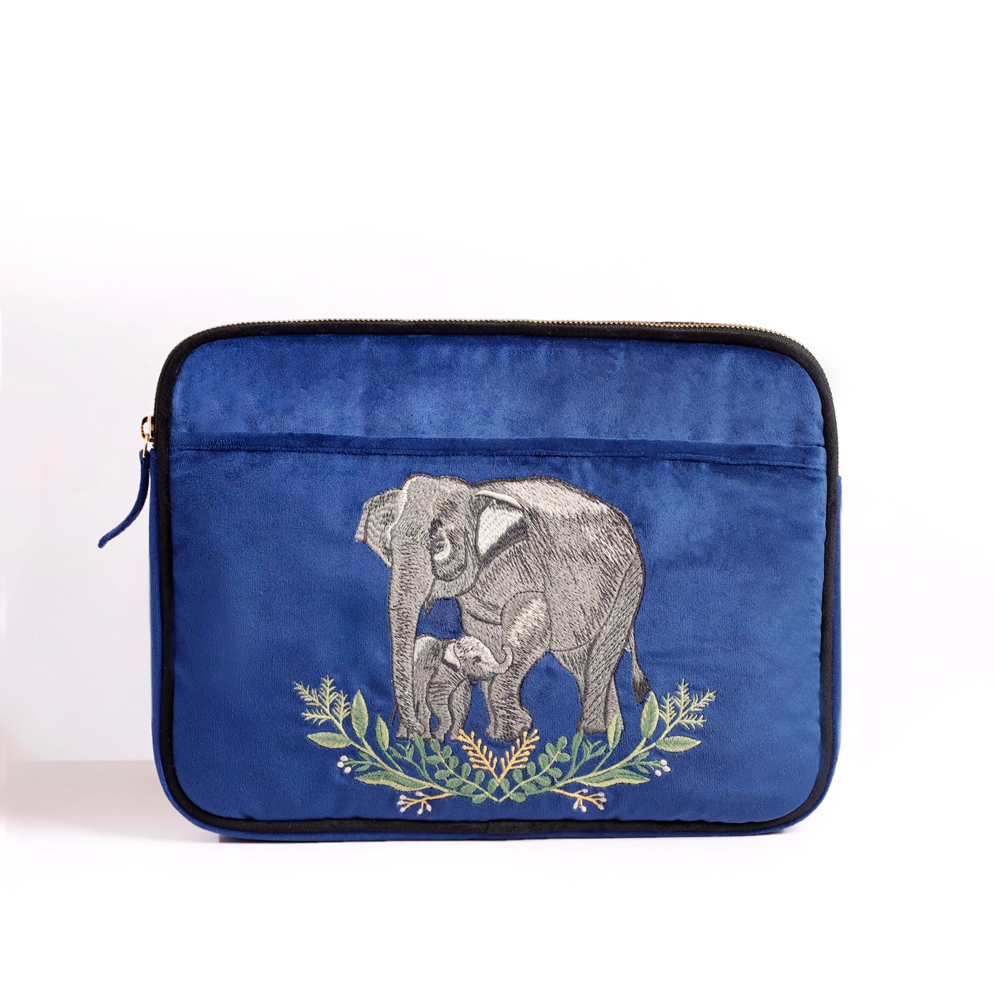 Laptop Sleeve Elephant Trails Blue