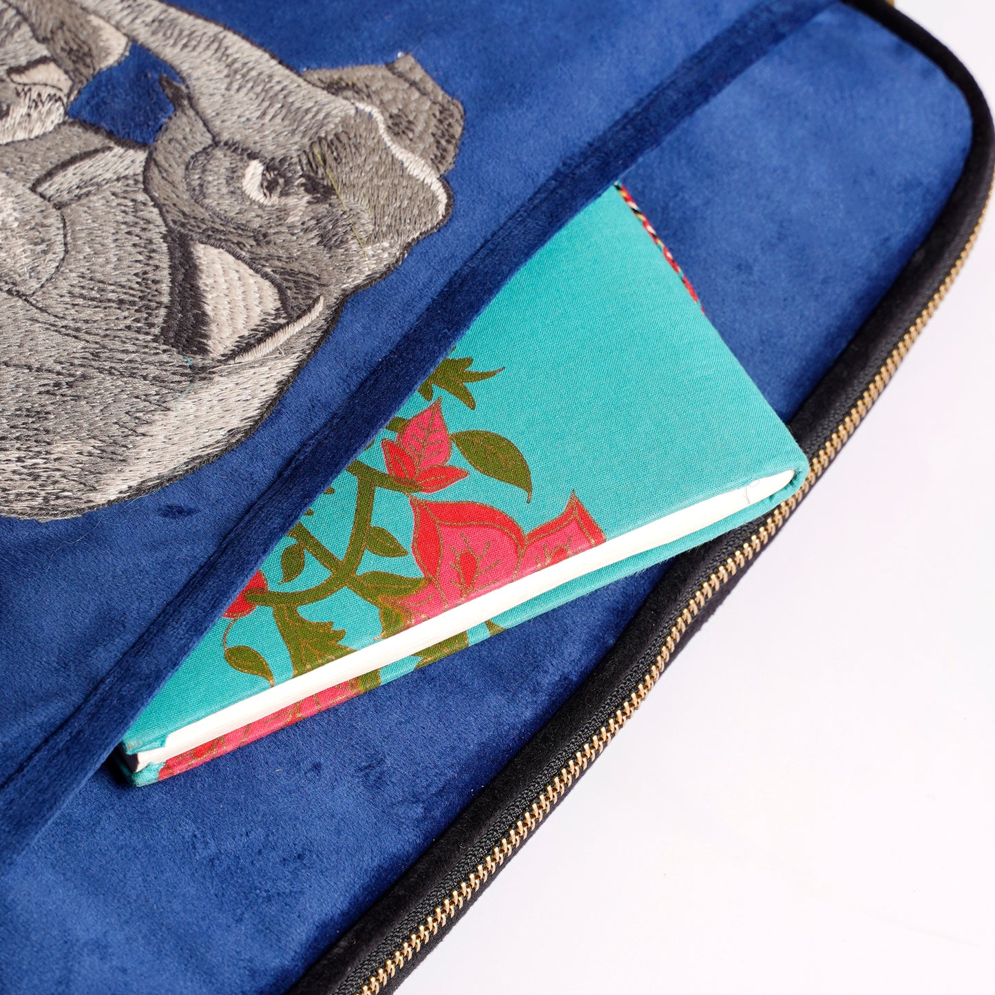 Laptop Sleeve Elephant Trails Blue