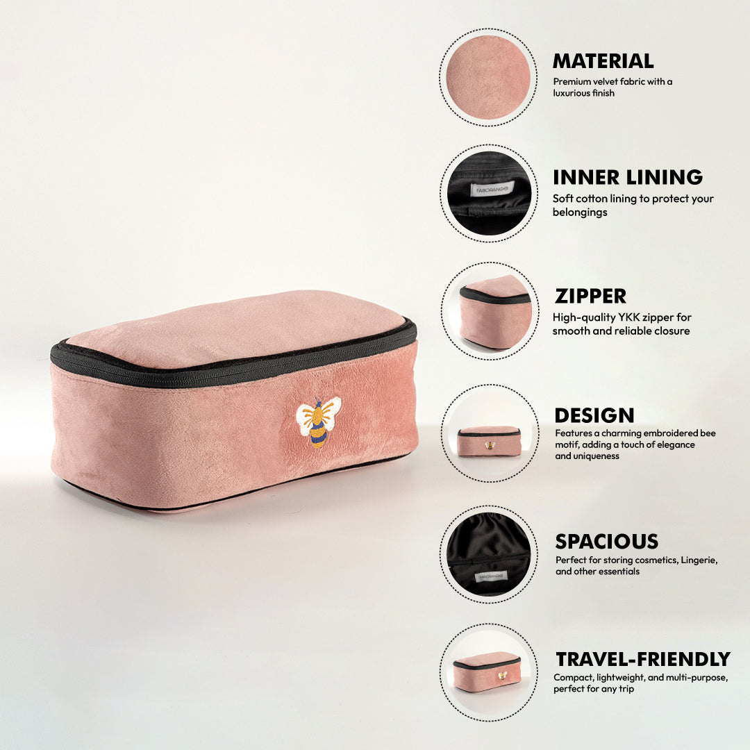 Multifunction Organiser Honey Bee Pink