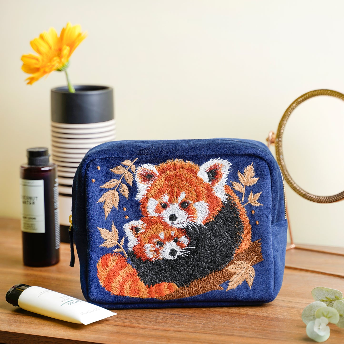 All-Day Organiser Red Panda Ember Midnight Blue