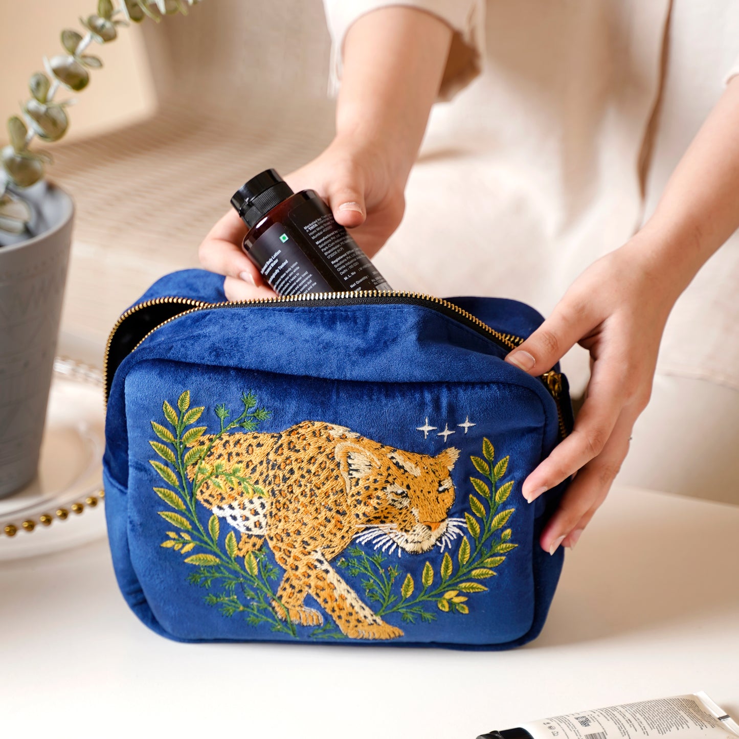 All-Day Organiser Leopard’s Grace Blue