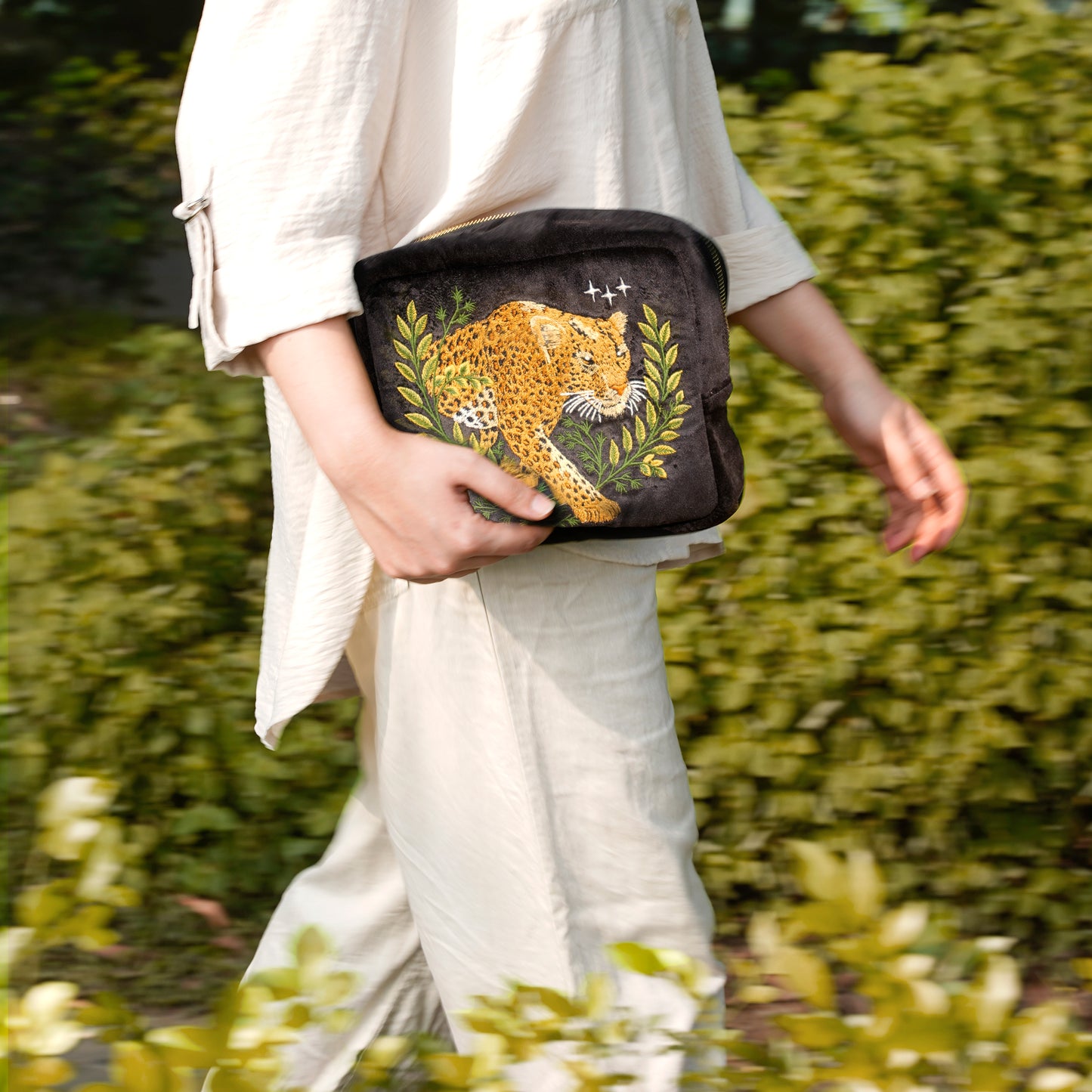 All-Day Organiser Leopard’s Grace Black