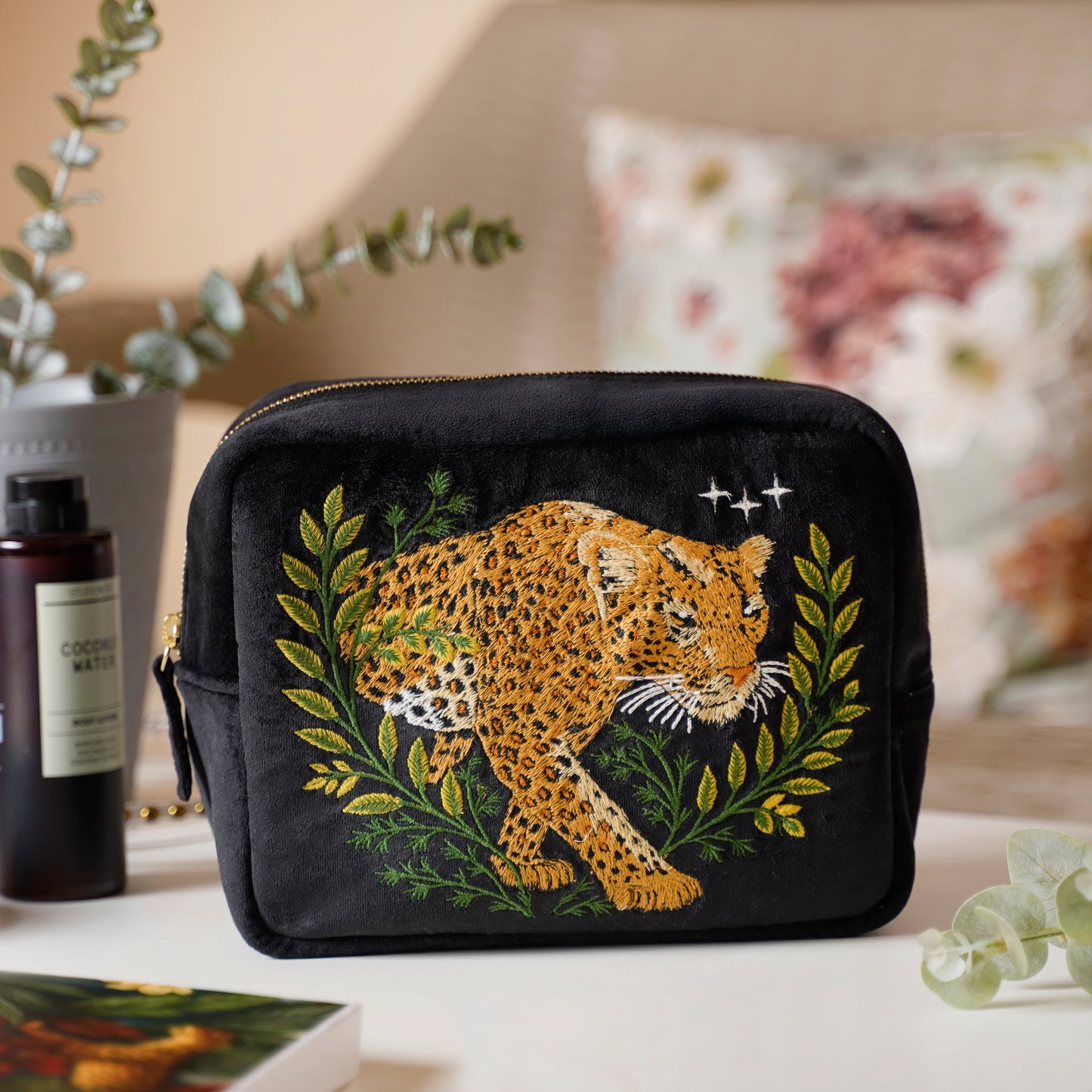 All-Day Organiser Leopard’s Grace Black