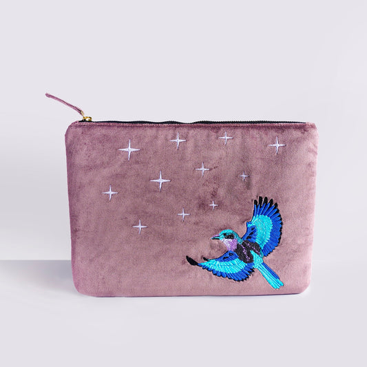 Everyday Pouch Indian Roller Blush Mocha
