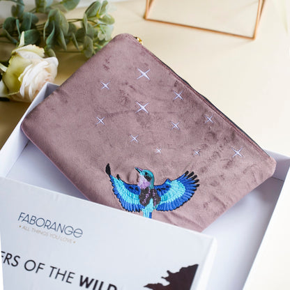 Everyday Pouch Indian Roller Blush Mocha