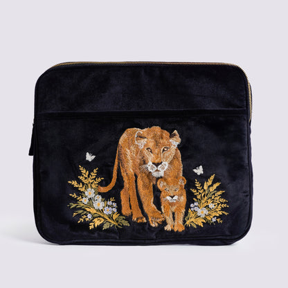 Laptop Sleeve  Lion's Legacy Savannah Black