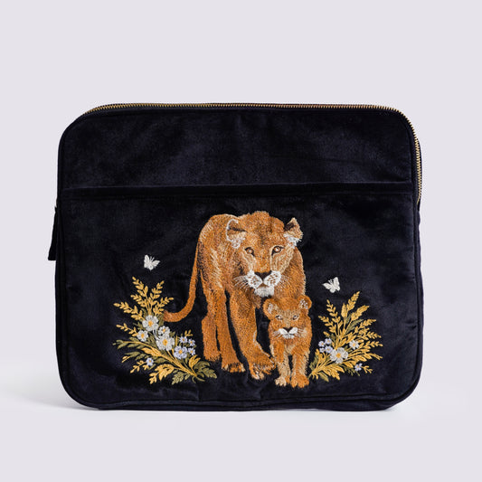 Laptop Sleeve  Lion's Legacy Savannah Black