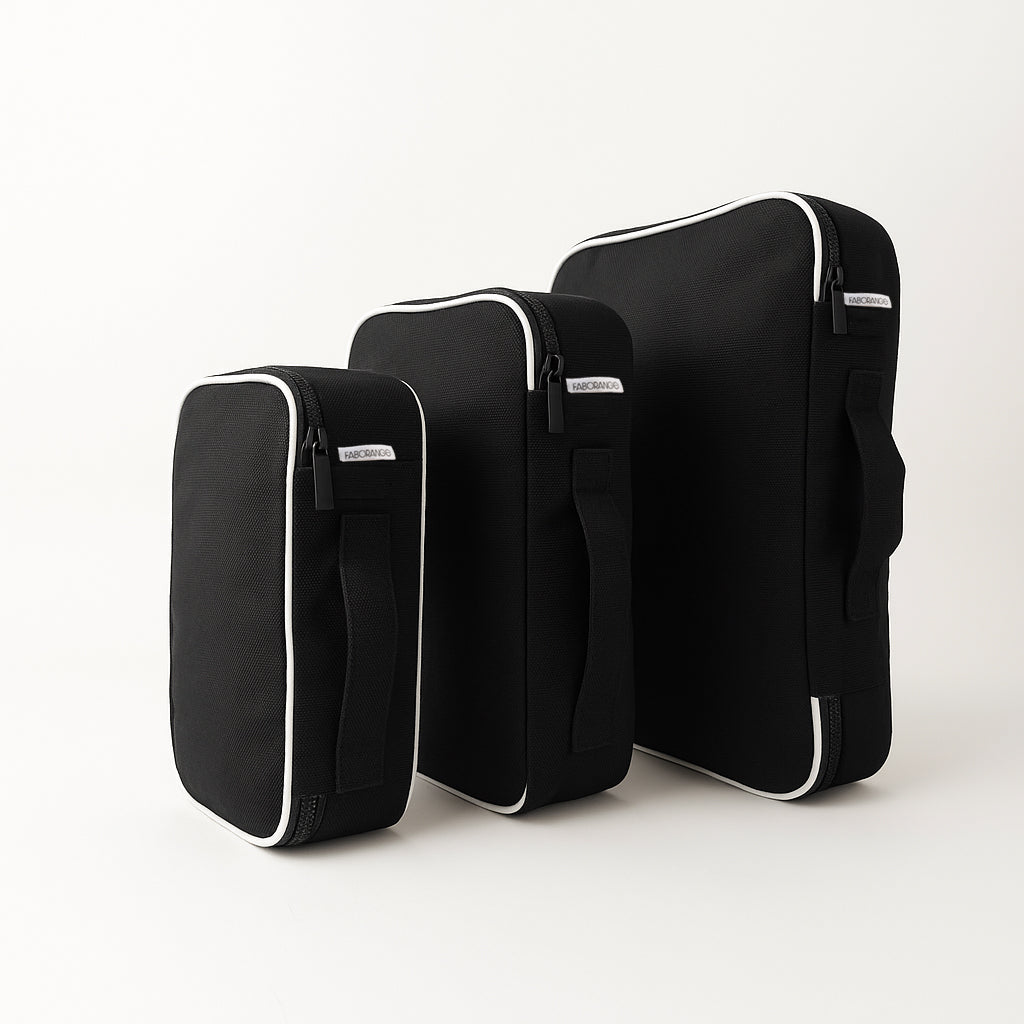 Travel Packing Cubes Black Voyage