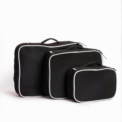 Travel Packing Cubes Black Voyage