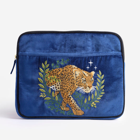 Laptop Sleeve Leopard’s Grace Blue