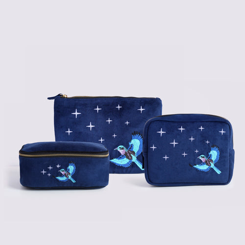 Everyday Trio Set Indian Roller Midnight Blue