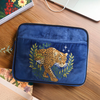 Laptop Sleeve Leopard’s Grace Blue