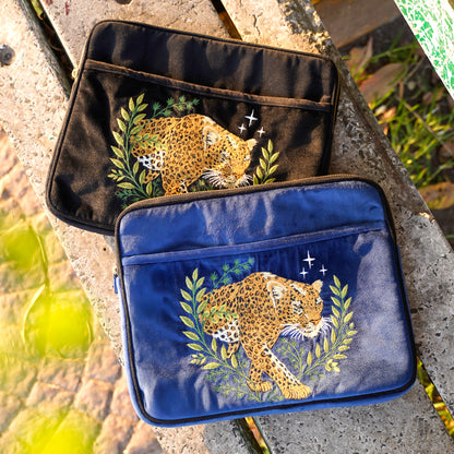 Laptop Sleeve Leopard’s Grace Blue