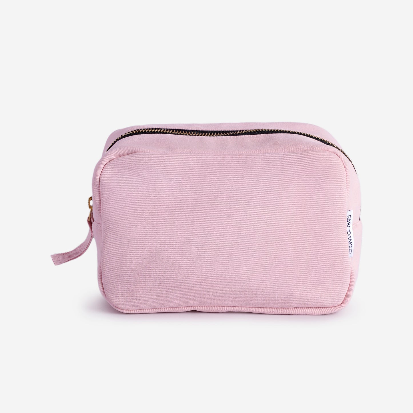 Cotton Travel Pouch Large & Small Pink Bloom