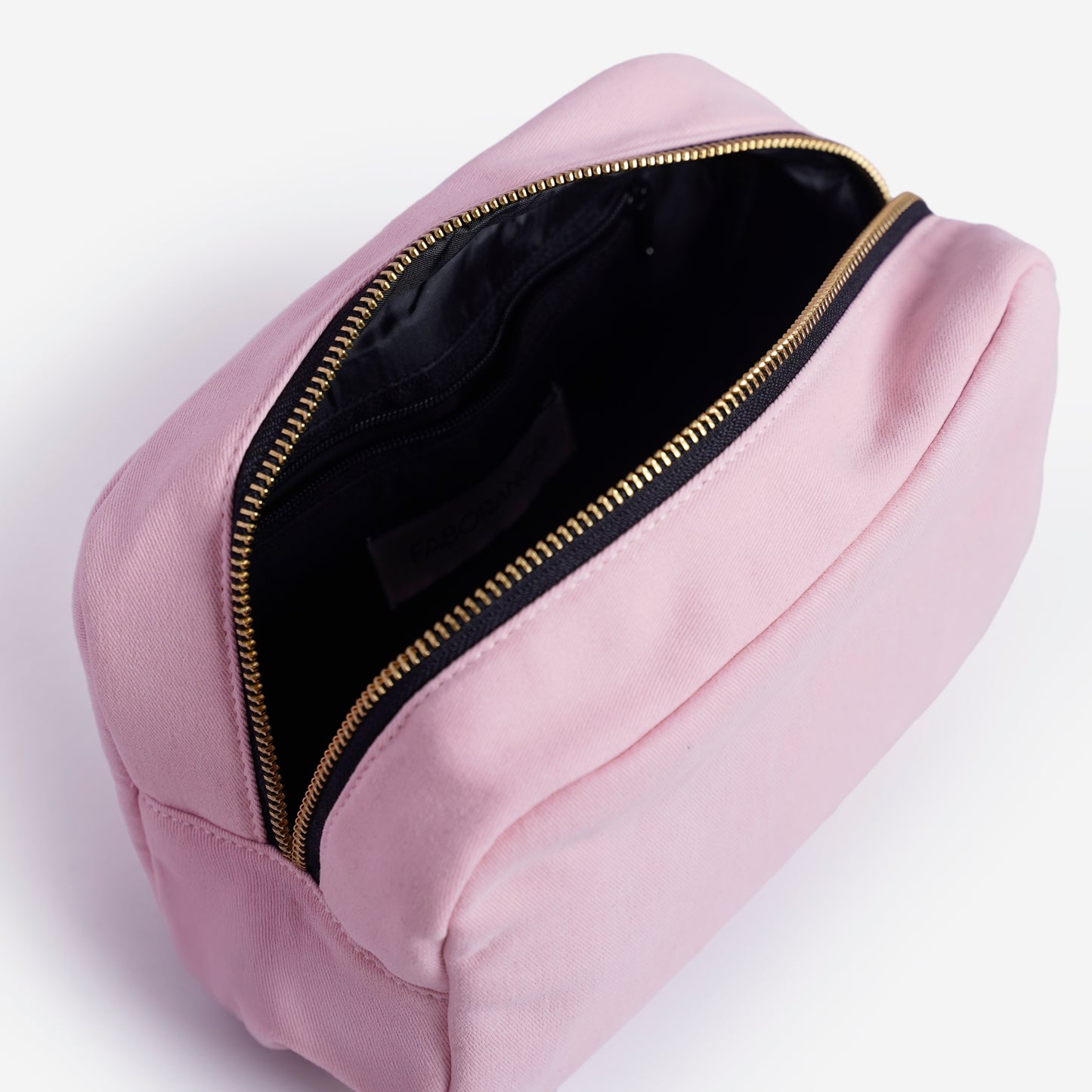 Cotton Travel Pouch Large & Small Pink Bloom