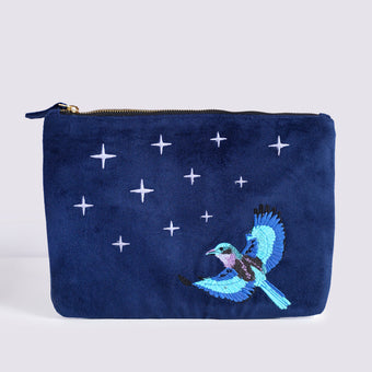 Everyday Pouch Indian Roller Midnight Blue