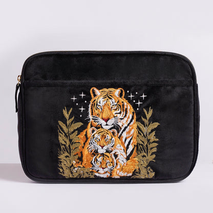 Laptop Sleeve Majestic Tigers Black