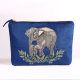 Everyday Pouch Elephant Trails Blue