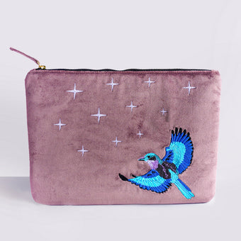 Everyday Pouch Indian Roller Blush Mocha